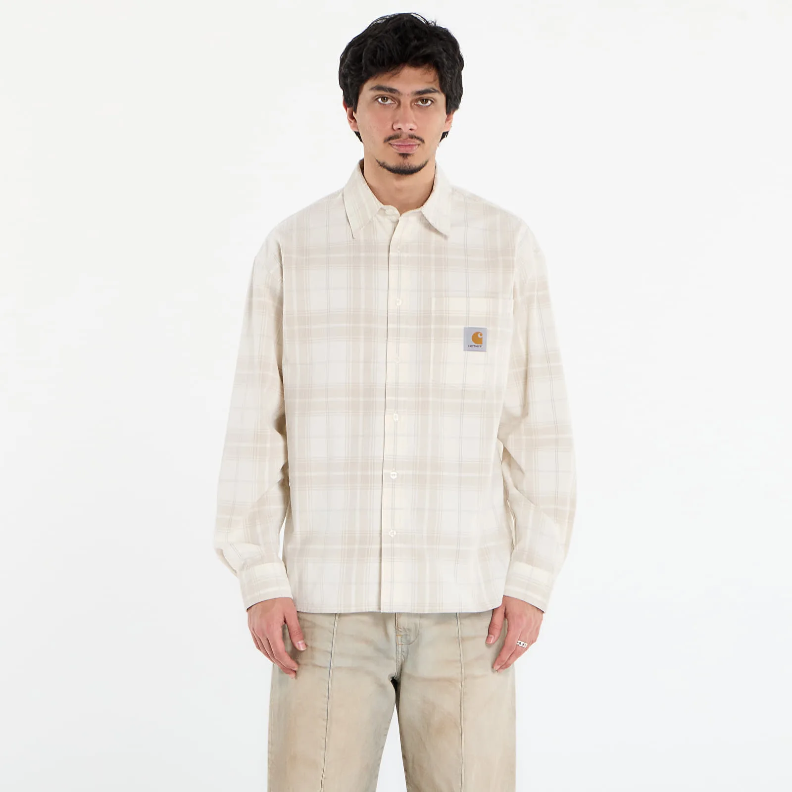 Риза Carhartt WIP L/S Wilber Shirt UNISEX Wilber Check/ Natural L – Wilber Check|Natural – Ризи