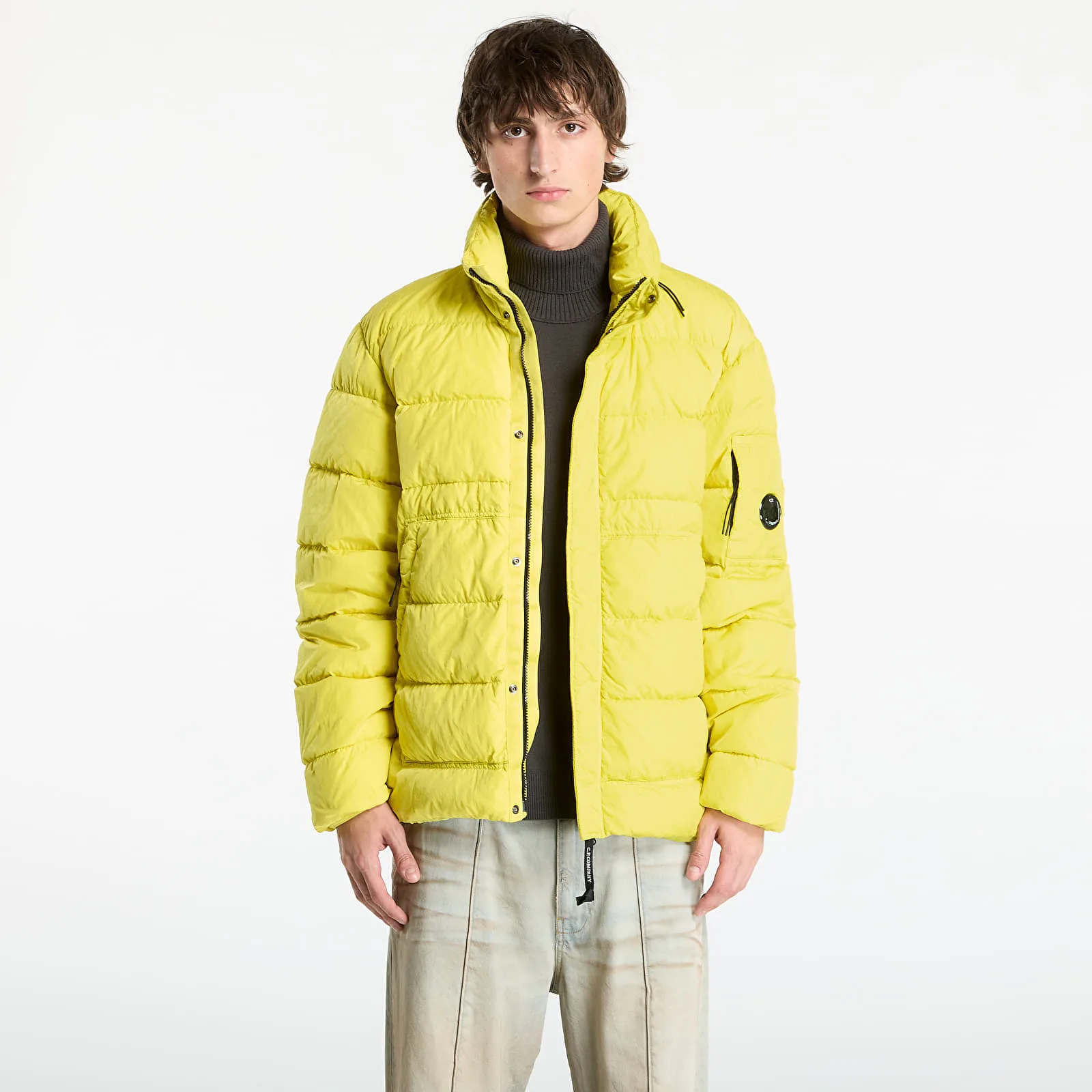 Яке C.P. Company Chrome-R Down Jacket Green Sheen Yellow L – Мъжки якета и палта