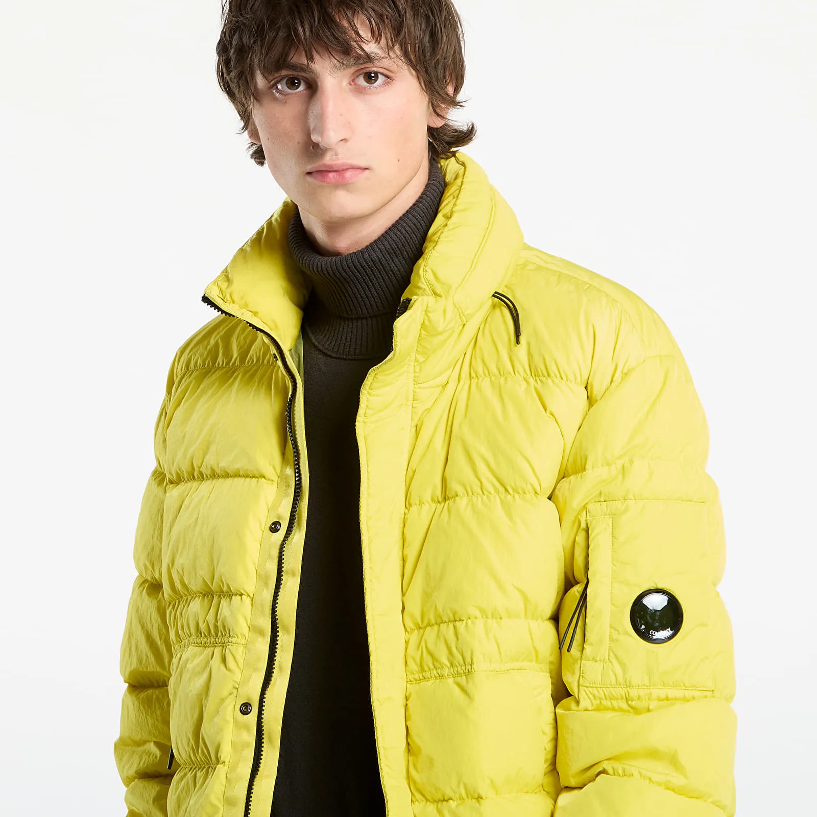 Яке C.P. Company Chrome-R Down Jacket Green Sheen Yellow L – Мъжки якета и палта