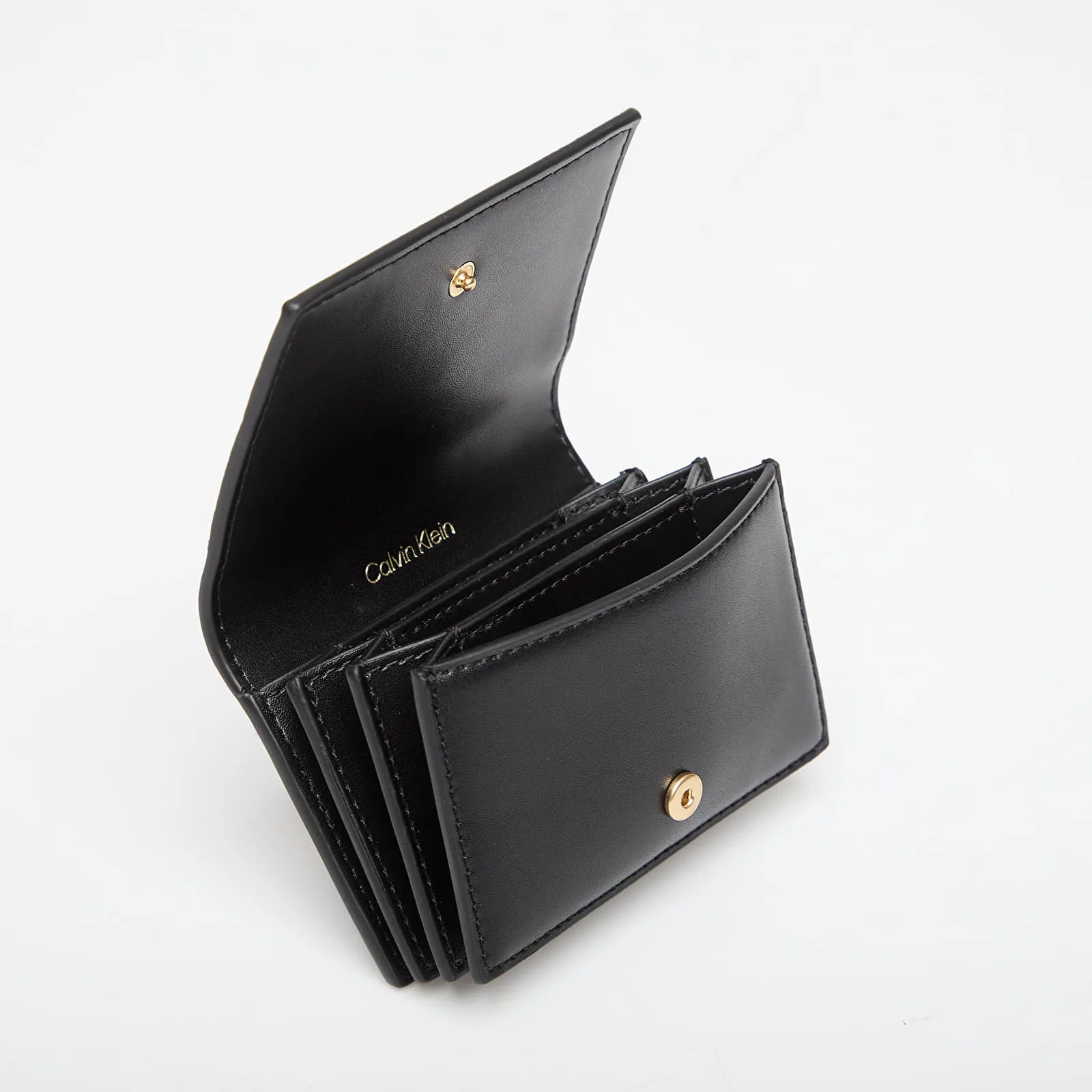 Мъжко портмоне Calvin Klein Emblem Aop Accordion Cardcase черно – Black – Мъжки портмонета