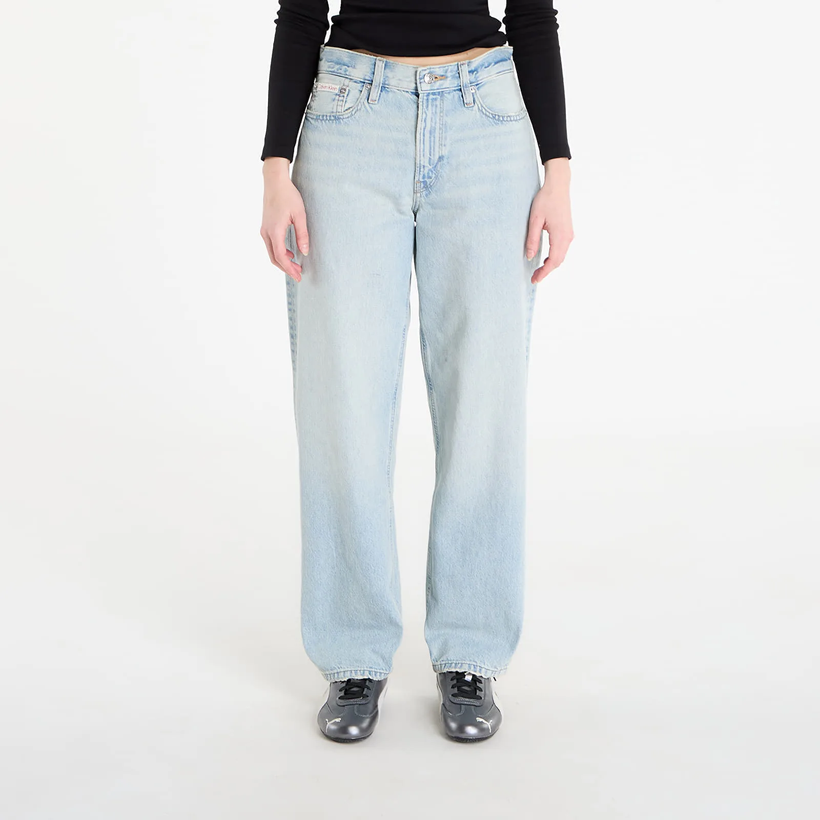Дънки Calvin Klein Jeans 90S Loose Indigo Sound Jean Blue 27 – Дамски дънки