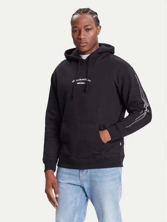 Quiksilver Суитшърт EQYFT05157-KVJ0 Черен Regular Fit – Мъжки суитшърти без цип