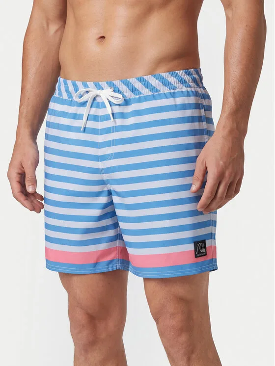 Мъжки плувни шорти Quiksilver Original Btz Stripe Volley 17 сини – Мъжки бански