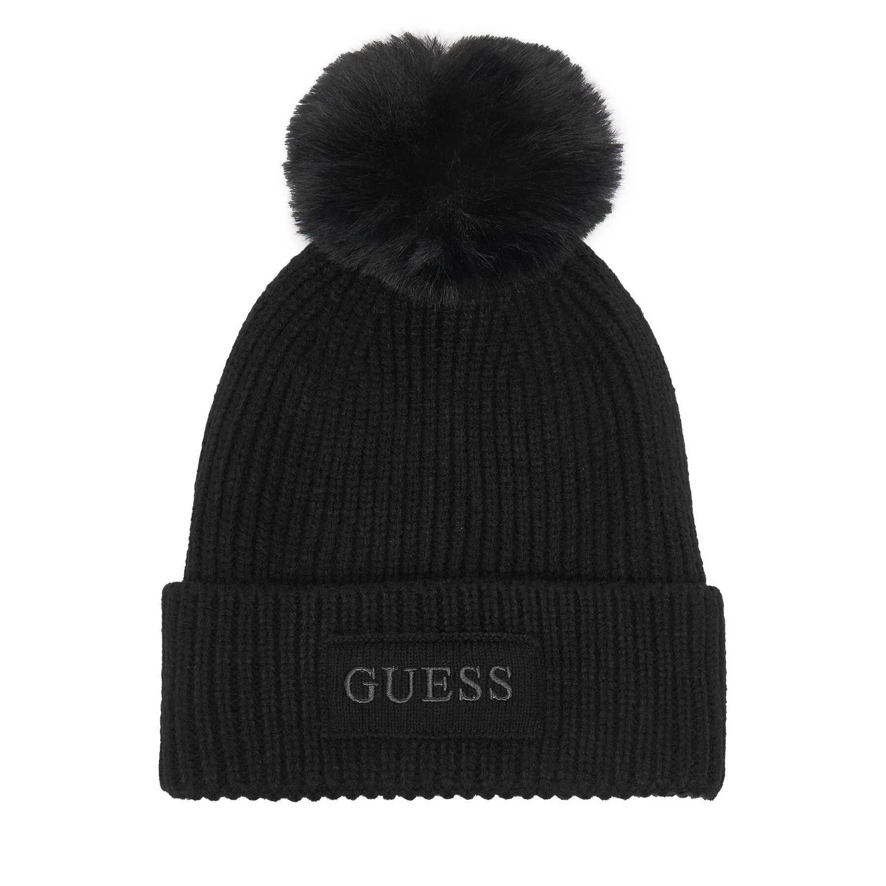 Шапка Guess AW5650 WOL01 Черен – Шапки