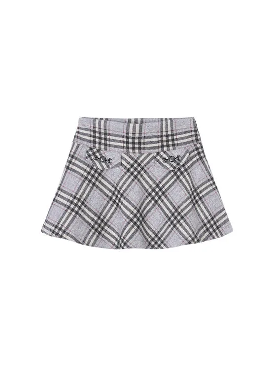 Mayoral Пола 4905 Сив Regular Fit – Детски поли