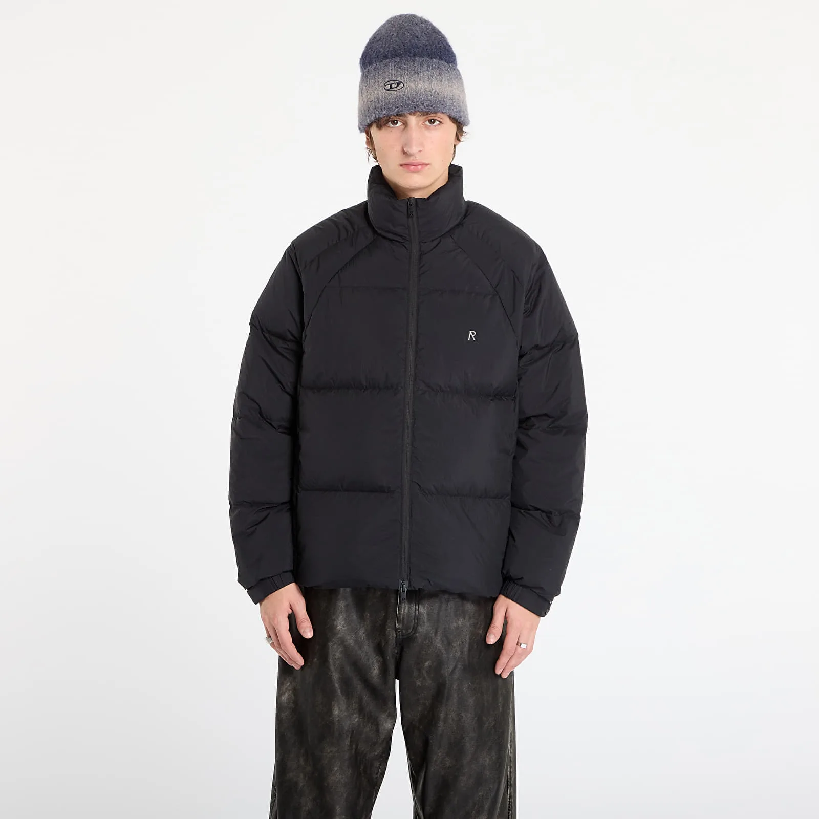Мъжко зимно яке REPRESENT Funnel Neck черно – Black – Мъжки зимни якета