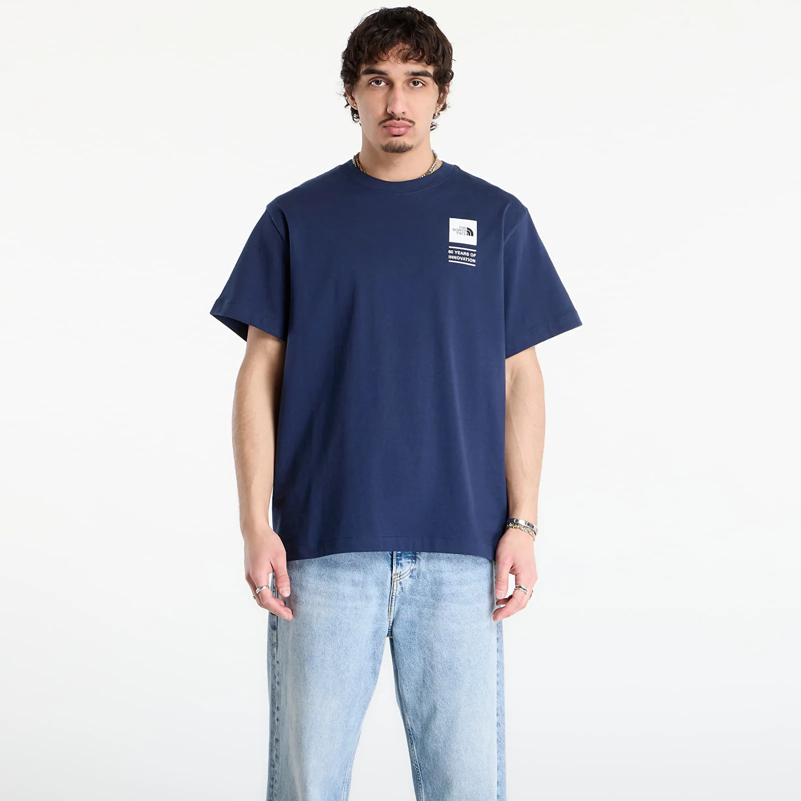 Тениска The North Face TNF Celebration Relaxed Short Sleeve Tee-Graphic Summit Navy M – Мъжки тениски