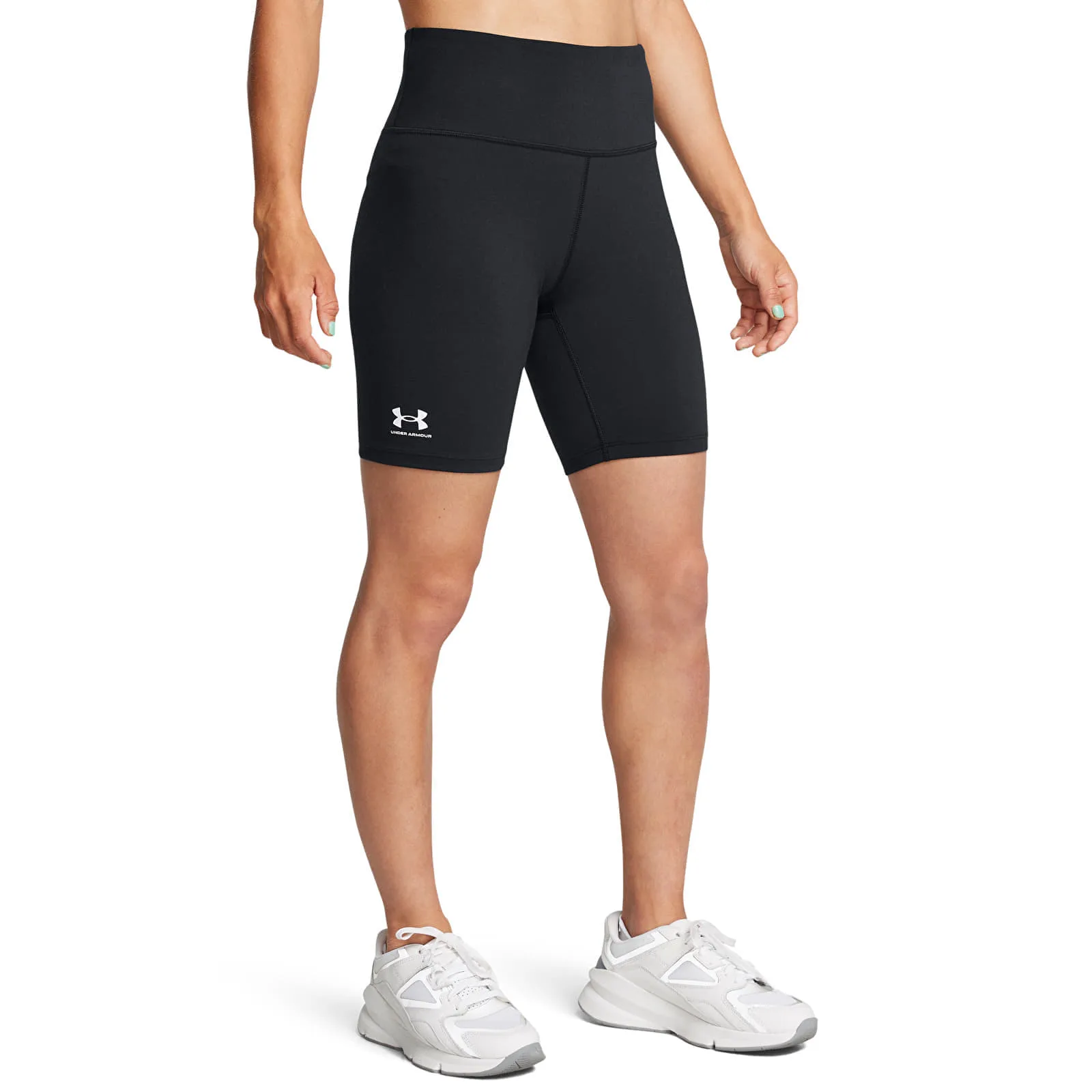 Къси панталони Under Armour Rival 7in Short Black/ White S – Black|White – Дамски къси панталони