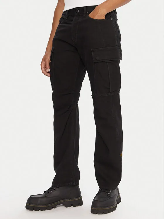 G-Star Raw Текстилни панталони Contor 3D D27049-D491 Черен Regular Fit – Мъжки текстилни панталони