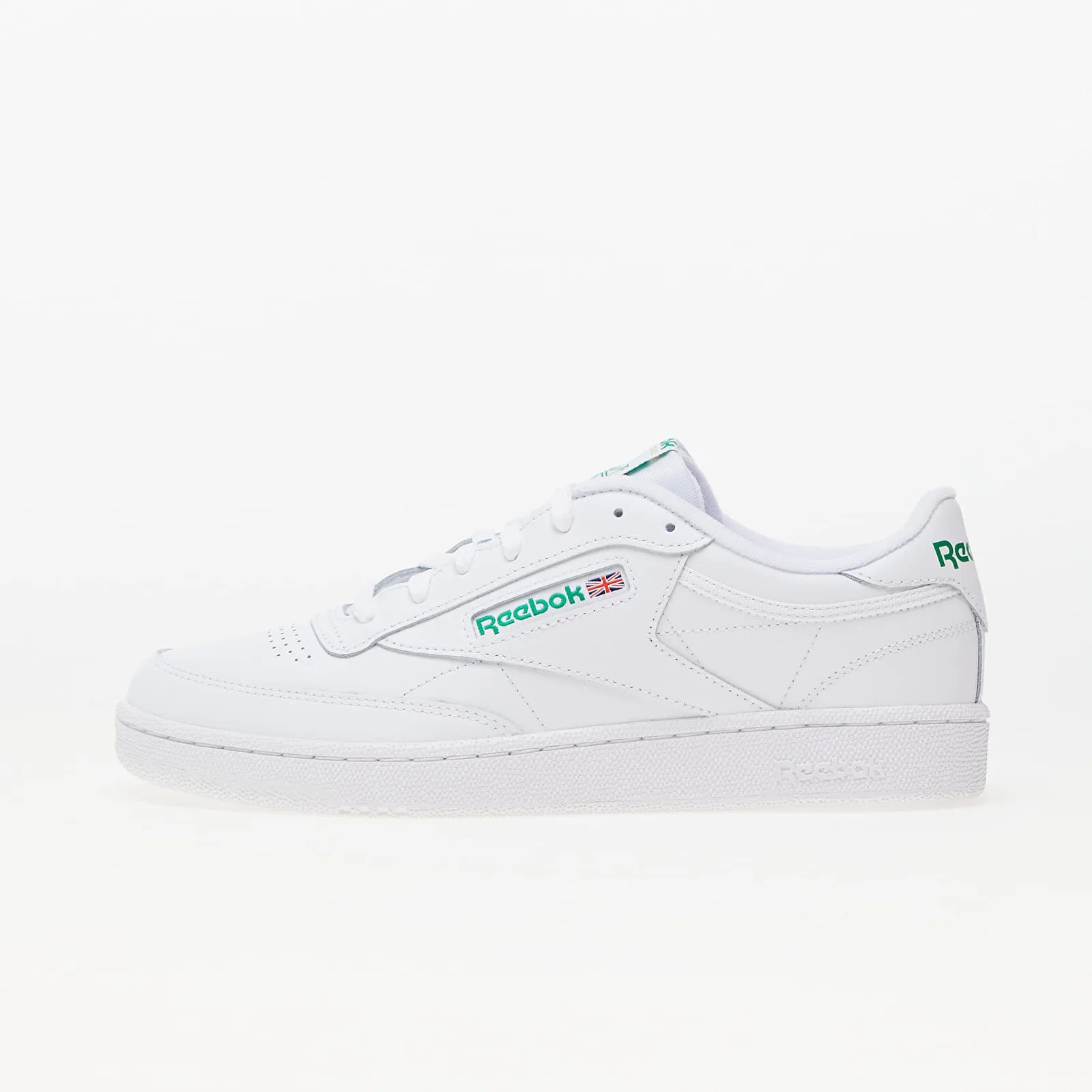 Мъжки маратонки Reebok Club 85 бели/зелени – Int-White|Green – Мъжки ниски маратонки