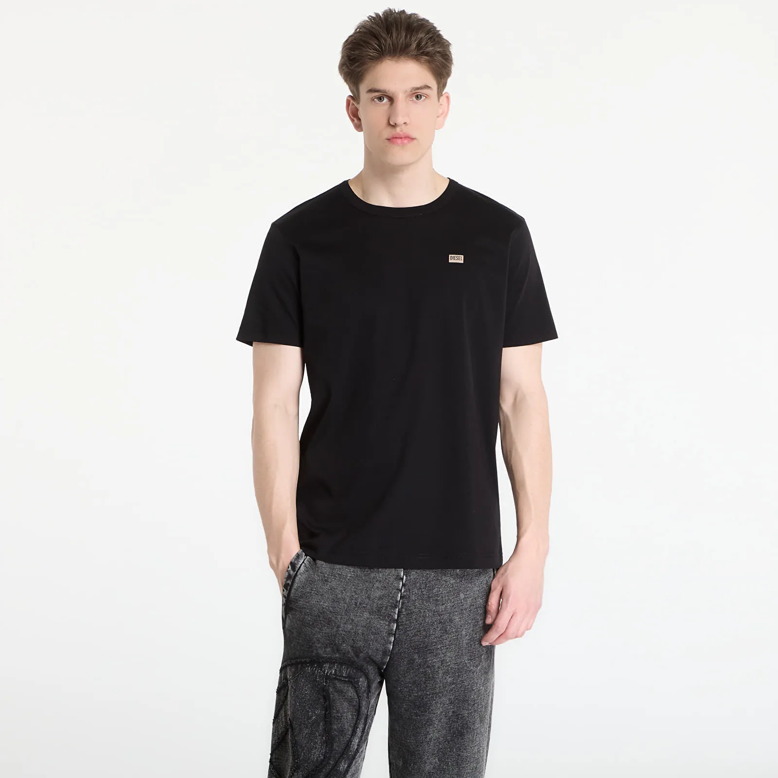 Тениска Diesel T-Miegor-K77 T-Shirt Black M – Мъжки тениски