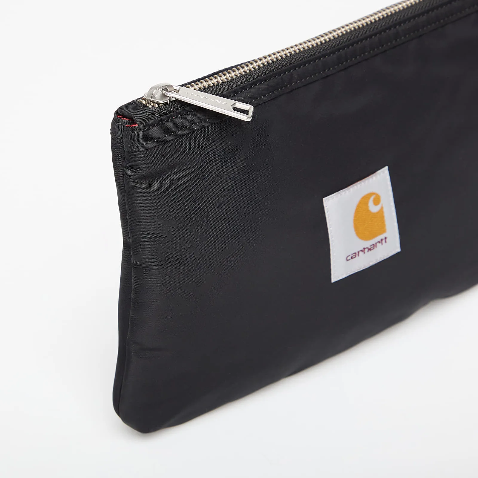 Мъжко портмоне Carhartt WIP Alumni Zip черно/червено – Black|Scarlet – Мъжки портмонета