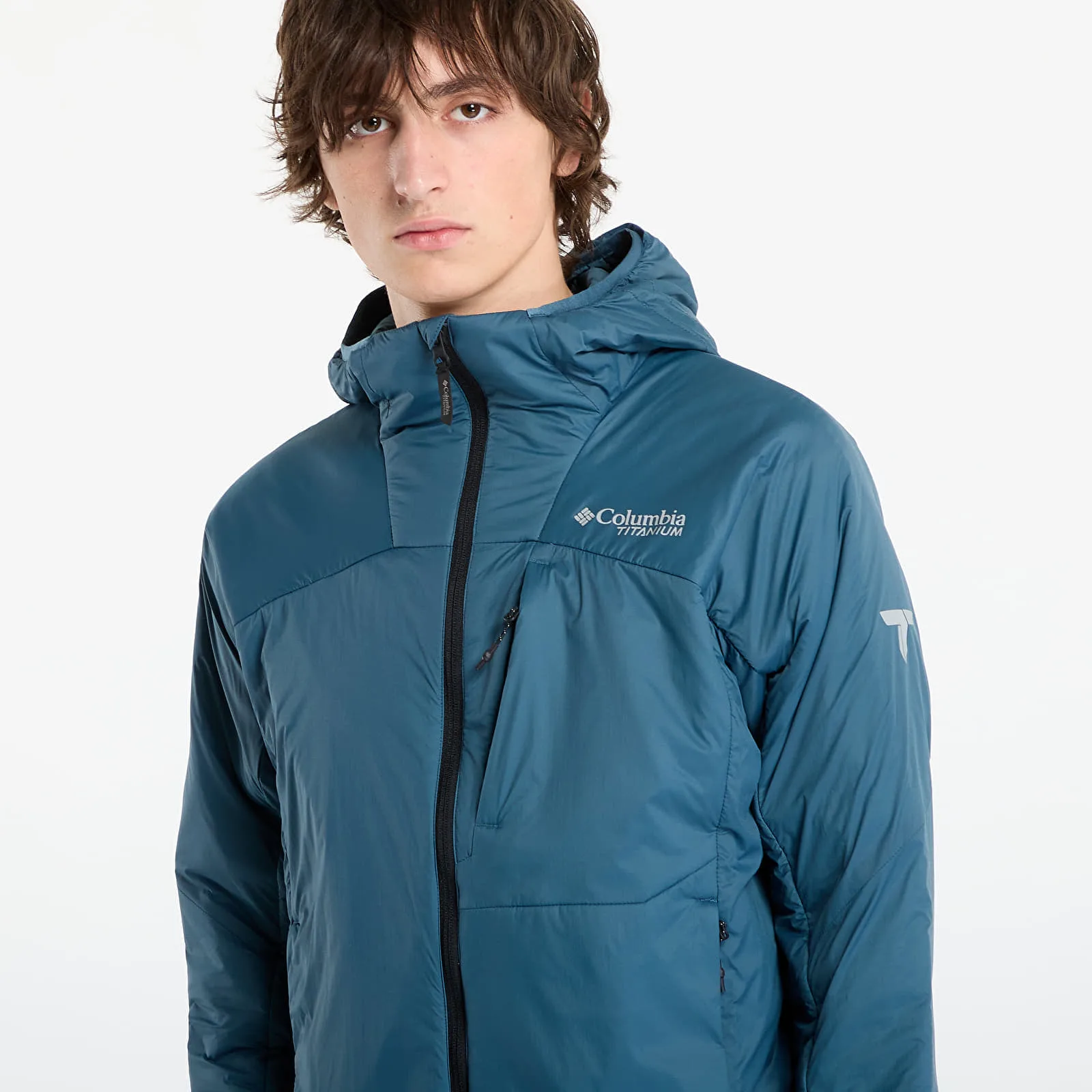 Мъжки суитшърт с качулка Columbia Leaf Lite Hooded Jacket – Everblue – Мъжки худита