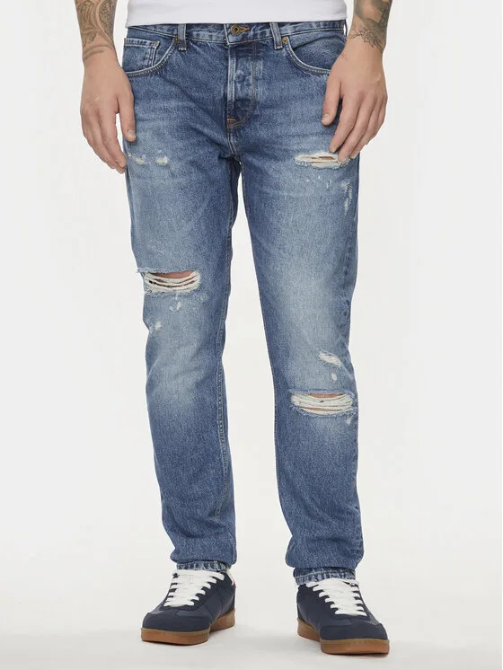 Pepe Jeans Дънки PM207392 Син Tapered Fit – Мъжки slim дънки