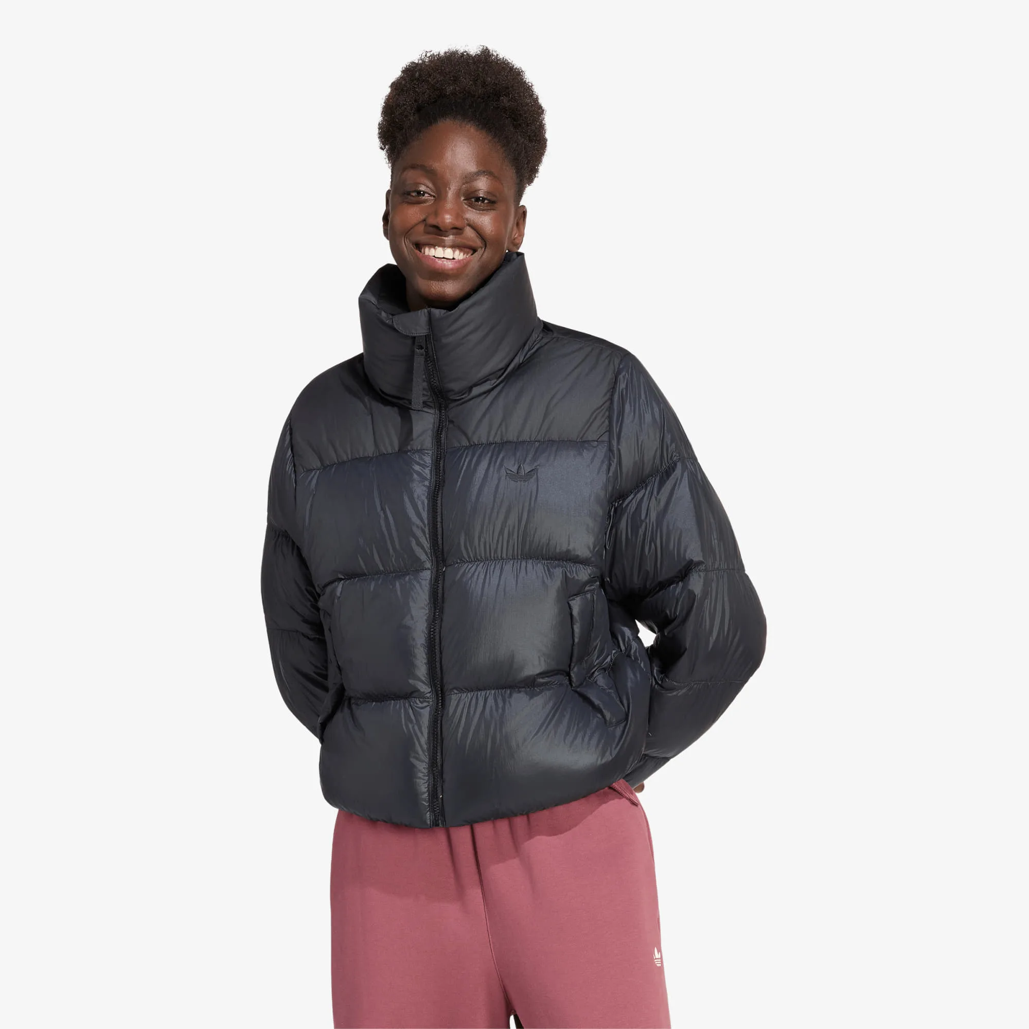 Дамско зимно яке adidas Originals Essentials Down черно – Black – Дамски зимни якета