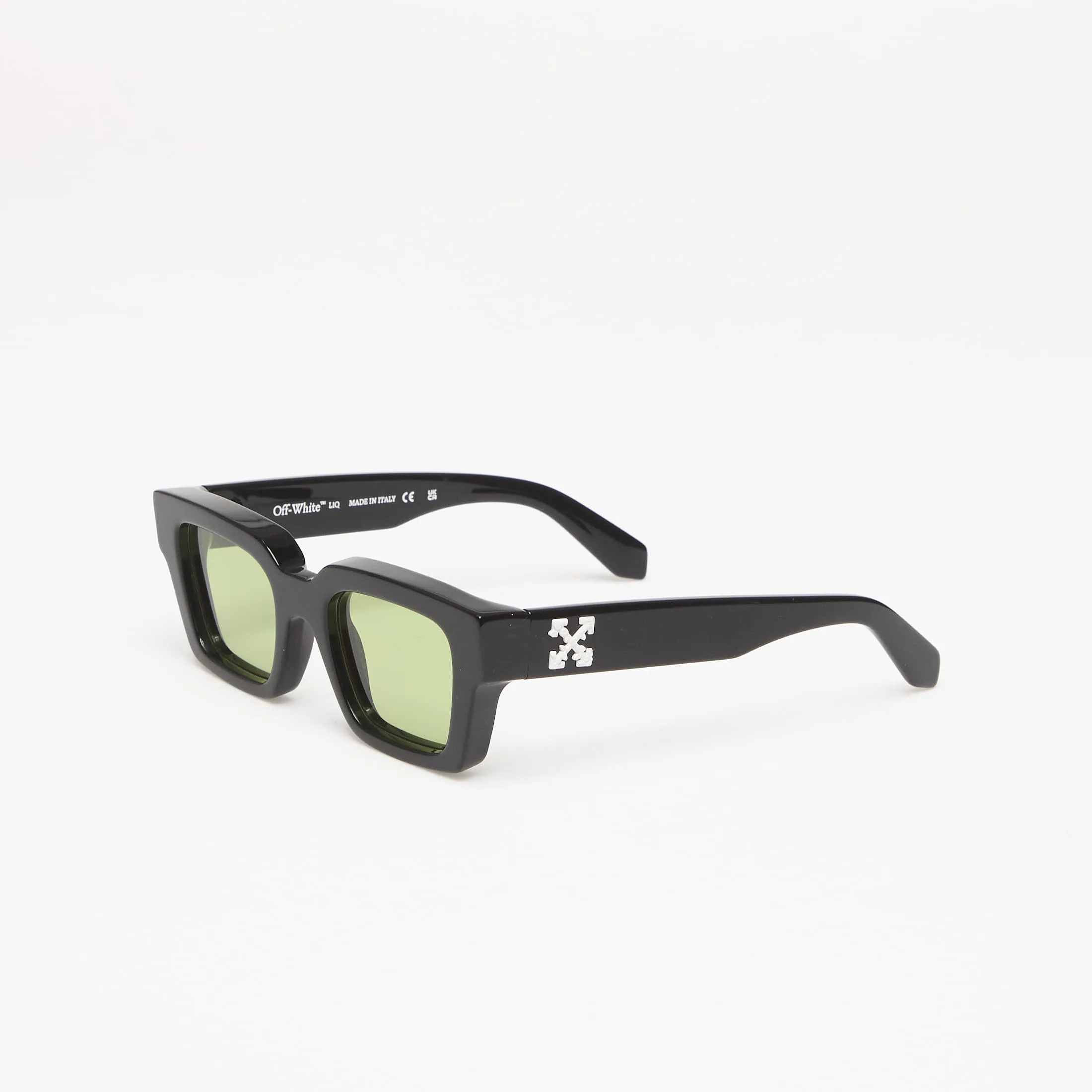 Слънчеви очила Off-White Virgil Shiny Black/ Green M – Shiny Black|Green