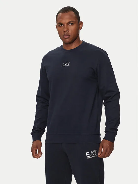 Мъжки суитшърт EA7 Emporio Armani Pjvrz 8NPM30 0562 тъмносин – Мъжки суитшърти без цип