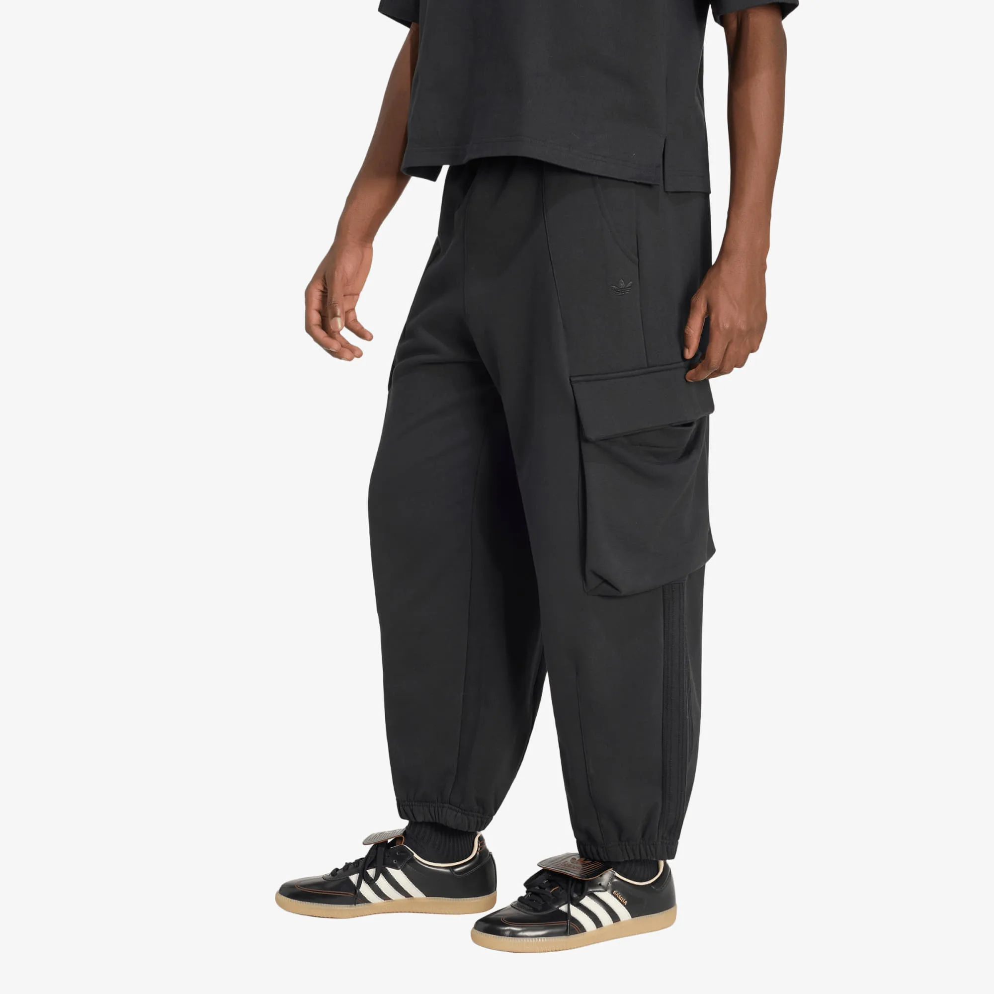 Мъжки панталон adidas Originals Premium Essentials Loose Cargo черен – Black – Мъжки текстилни панталони