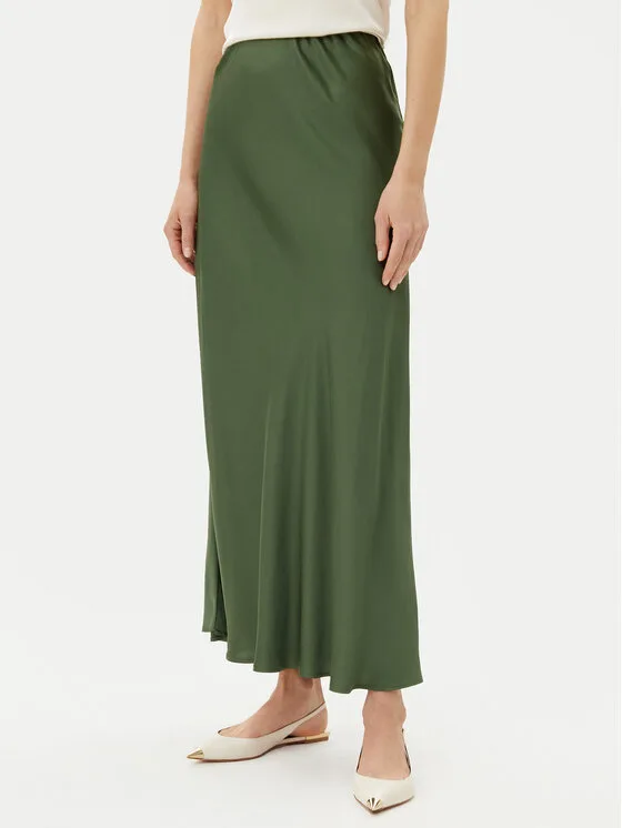 ViCOLO Макси пола TD0472 Зелен Slim Fit – Дамски макси поли
