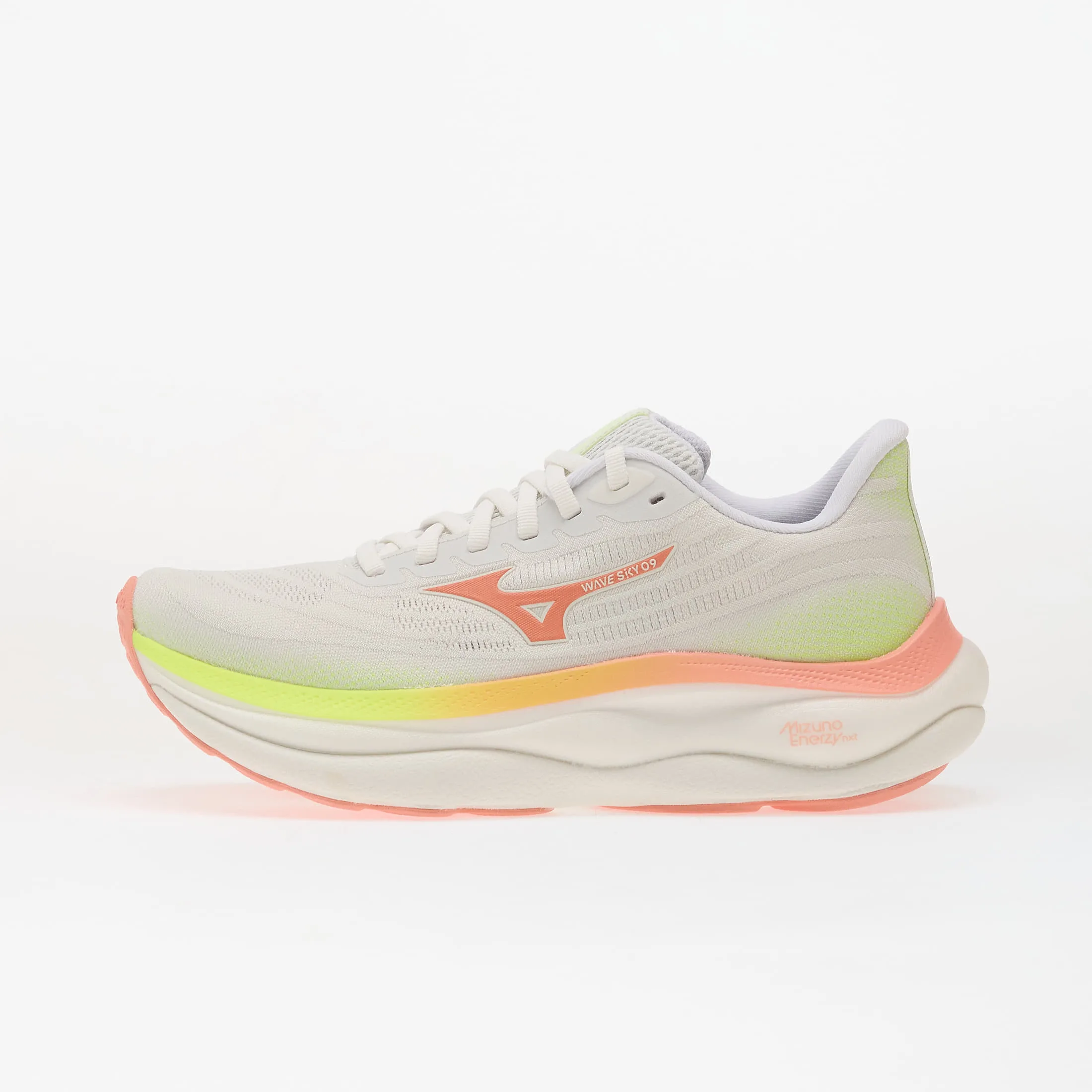 Сникърси Mizuno WAVE SKY 9 GF White/ Desert Flower/ Lime Pulp EUR 36 – GF White|Desert Flower|Lime Pulp – Дамски кецове