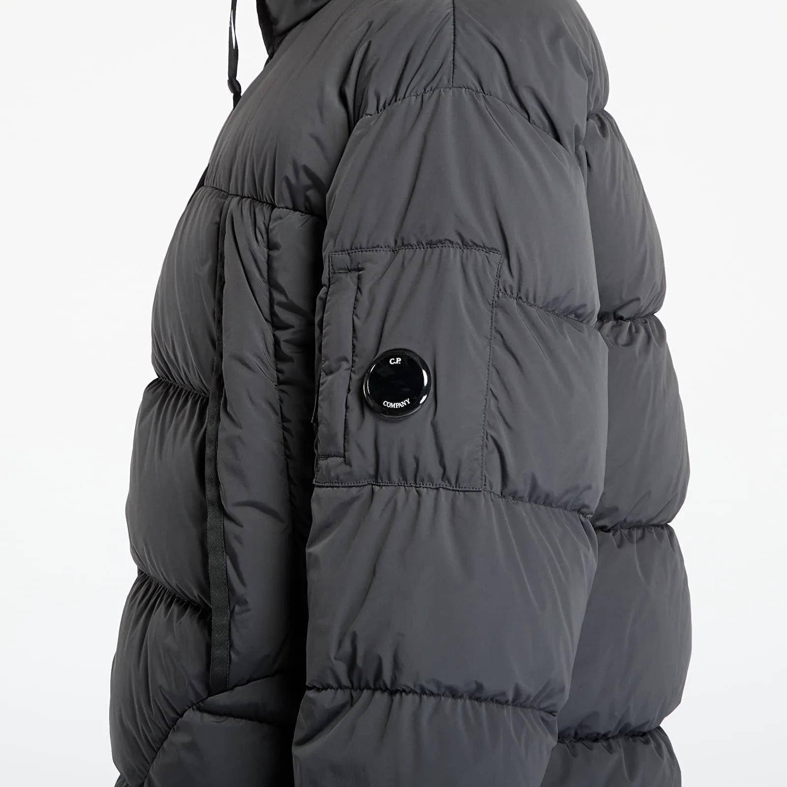 Яке C.P. Company Nycra-R Hooded Down Jacket Dark Shadow Grey XL – Мъжки якета и палта