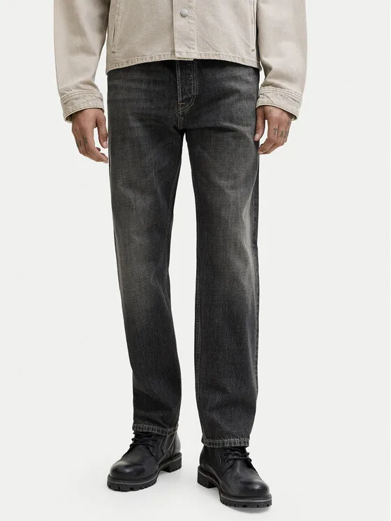 Jack & Jones Дънки Chris 12294332 Черен Loose Leg – Мъжки straight дънки