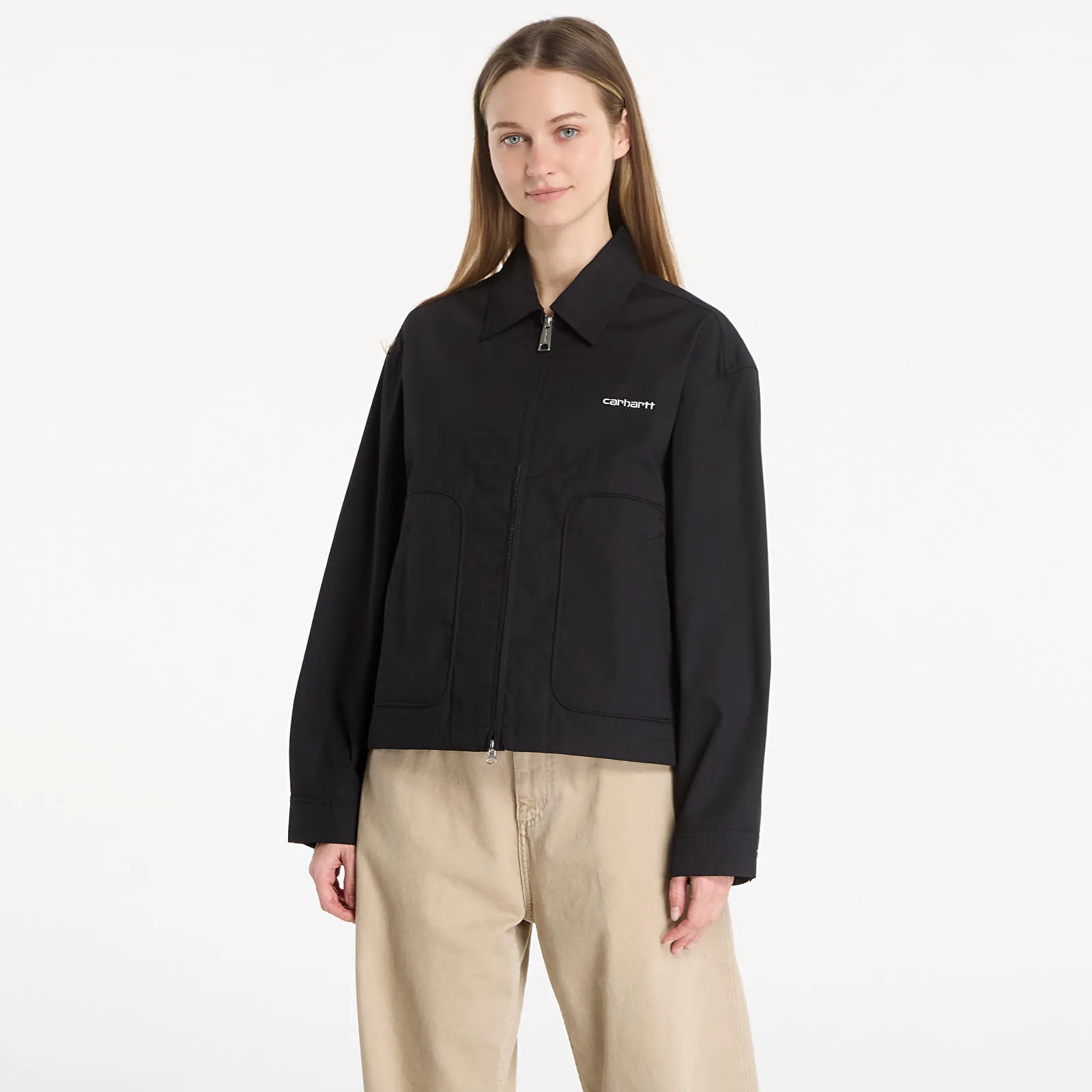 Яке Carhartt WIP W' Postal Jacket Black/ Wax L – Black|Wax – Дамски якета и палта
