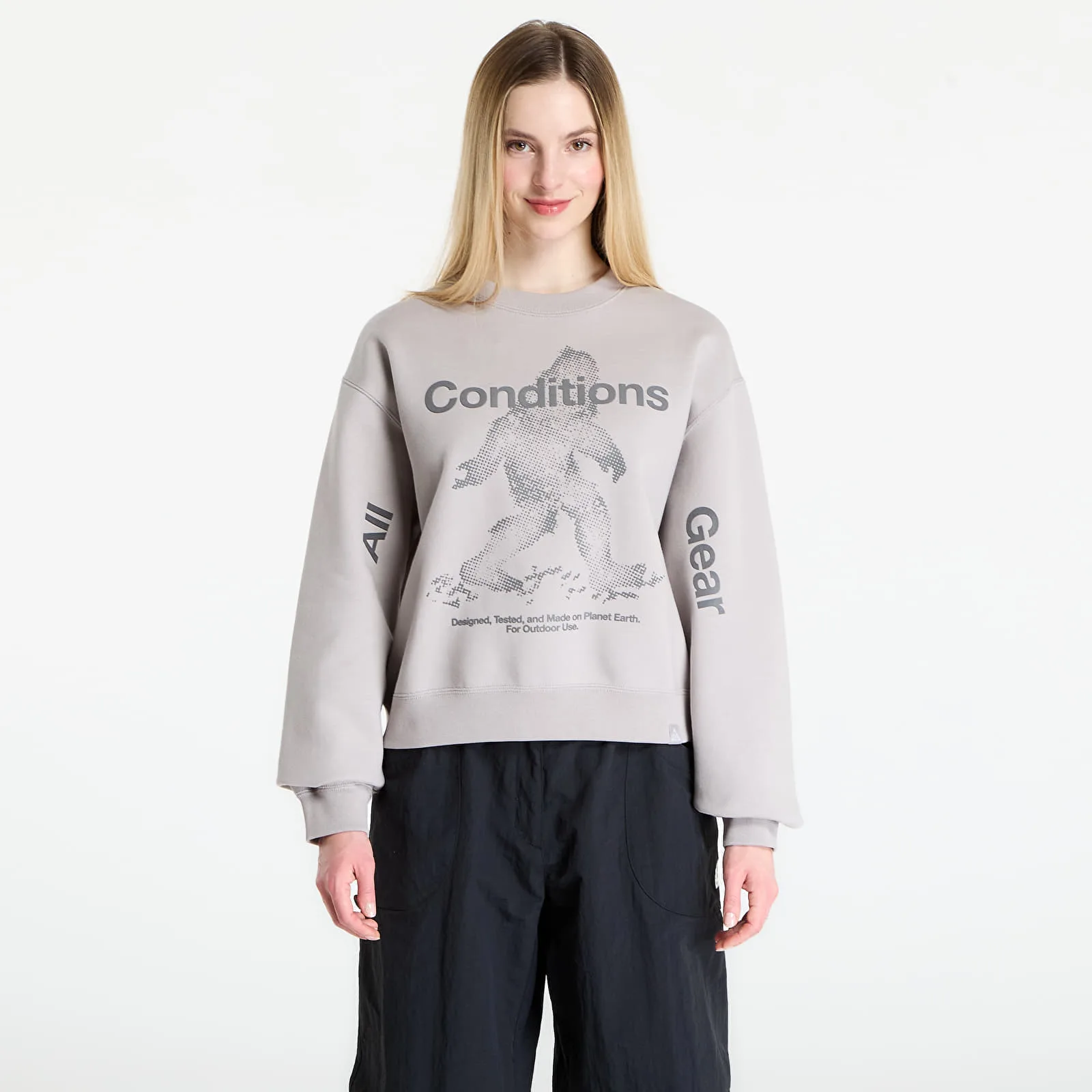 Суитшърт Nike ACG "Tuff Fleece" Women's Therma-FIT Crew-Neck Sweatshirt College Grey/ Anthracite/ Summit White L – College Grey|Anthracite|Summit White – Дамск…