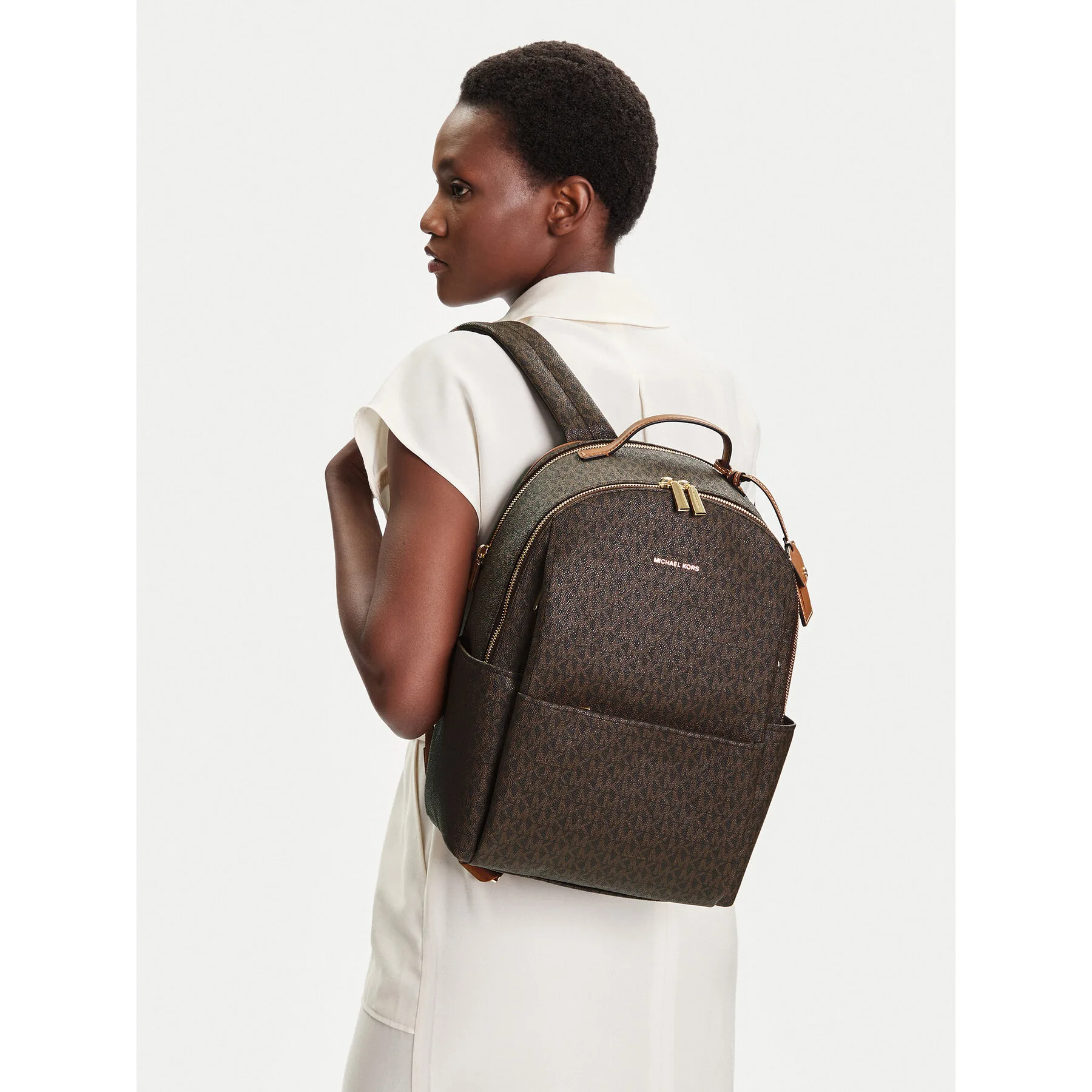 Раница MICHAEL Michael Kors Sable 30T5G3XB3B Кафяв – Раници