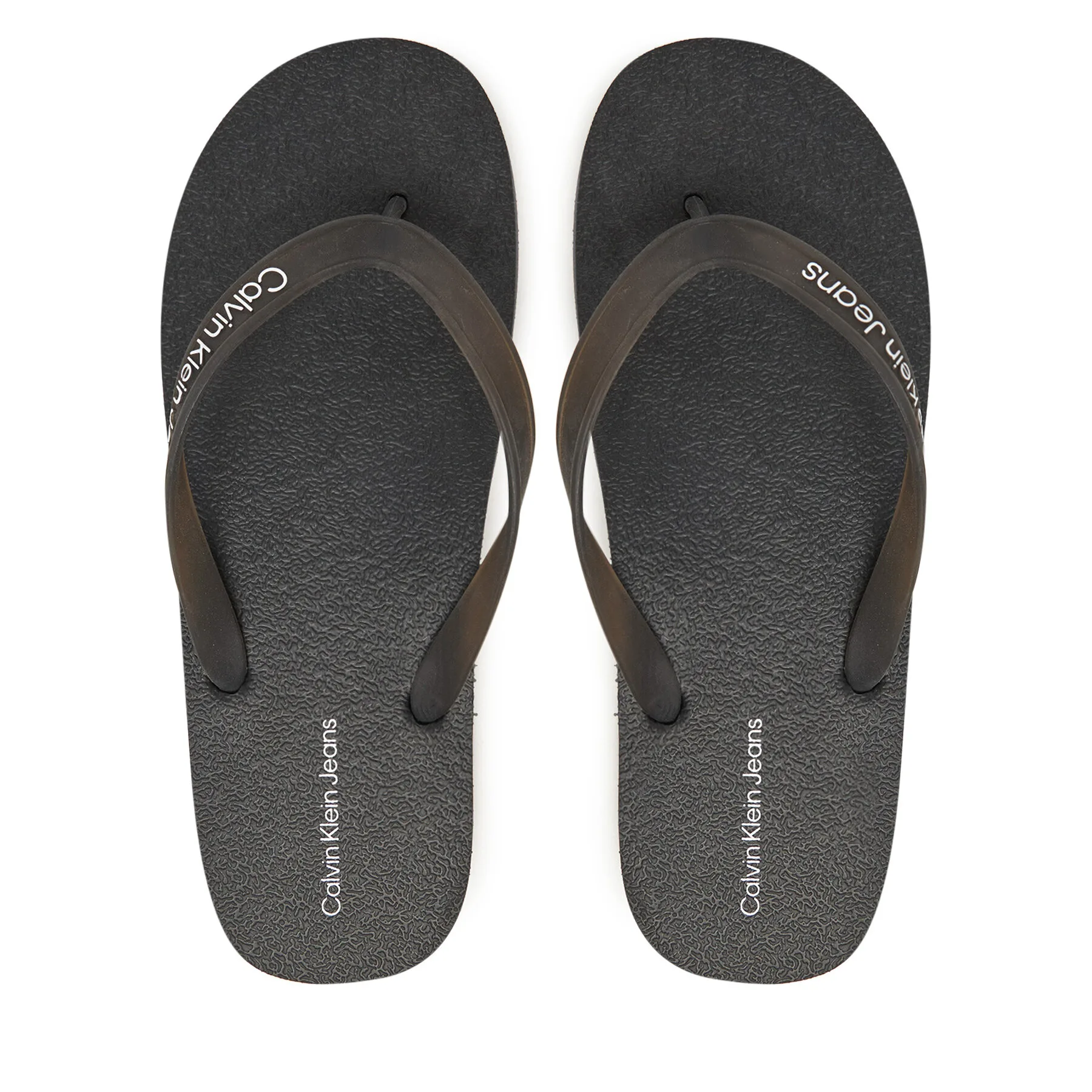 Джапанки Calvin Klein Jeans Thong+ Tpu YM0YM01265 Черен – Чехли