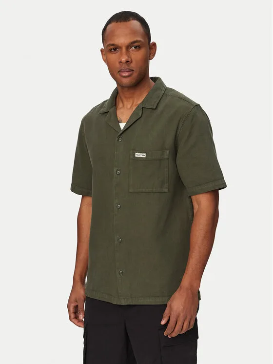 Hunter Риза W126-HRMST-1010-34X Каки Regular Fit – Мъжки ризи