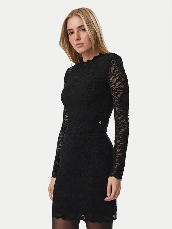 Guess Блуза W6BP30 K6382 Черен Regular Fit – Дамски блузи