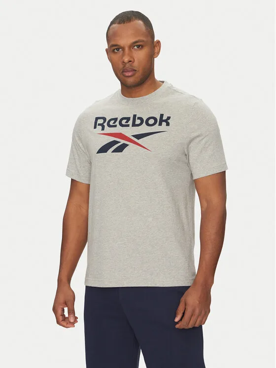 Мъжка тениска Reebok 100217137 сива – Мъжки тениски с къс ръкав