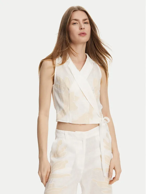 Marella Блуза Kriss 2513161162 Бял Regular Fit – Дамски блузи