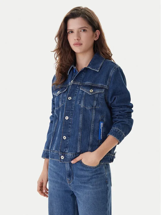 Karl Lagerfeld Jeans Дънково яке A1W14002 Син Regular Fit – Дамски дънкови якета