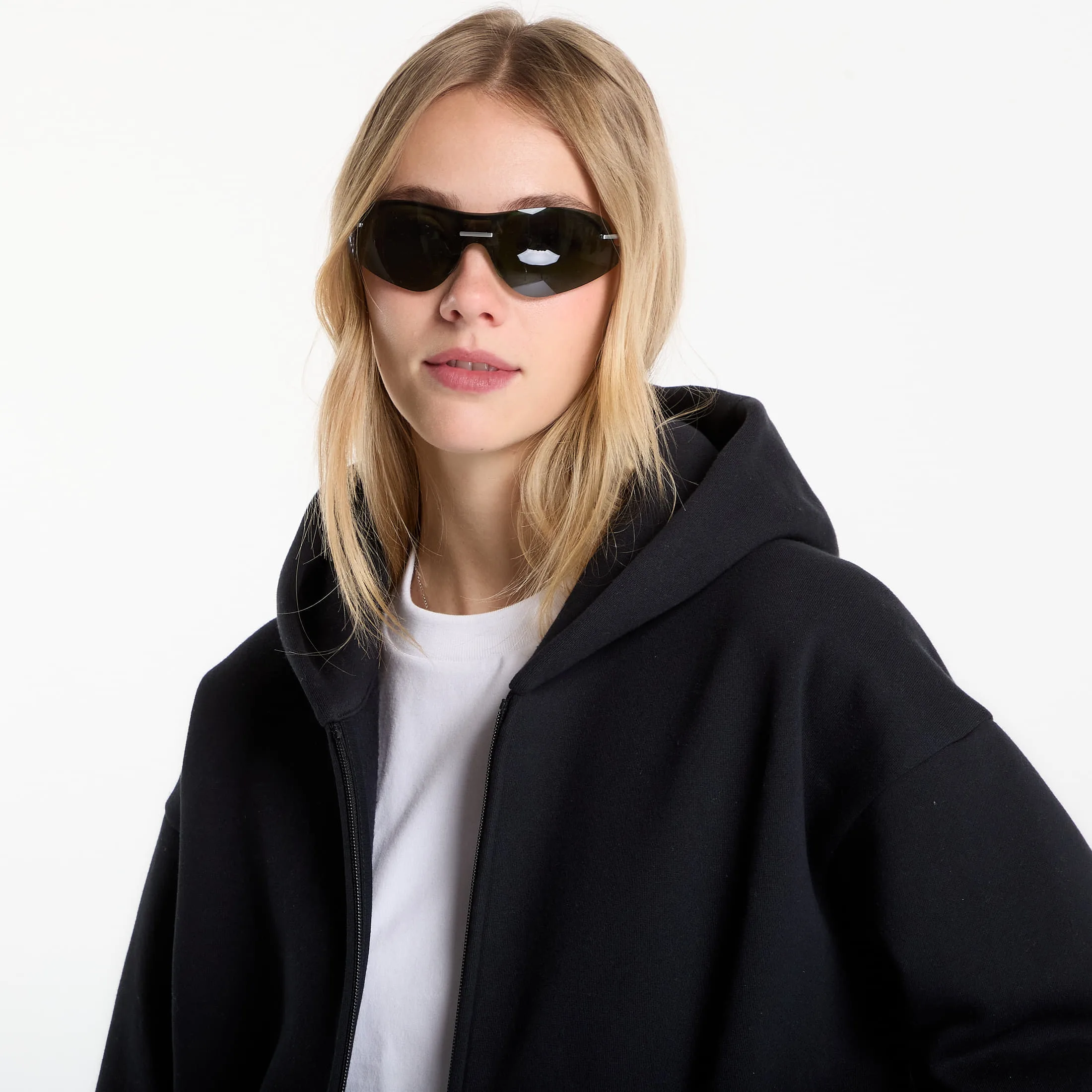 Дамски суитшърт с качулка Fear of God Essentials Classic черен – Vintage Black – Дамски худита