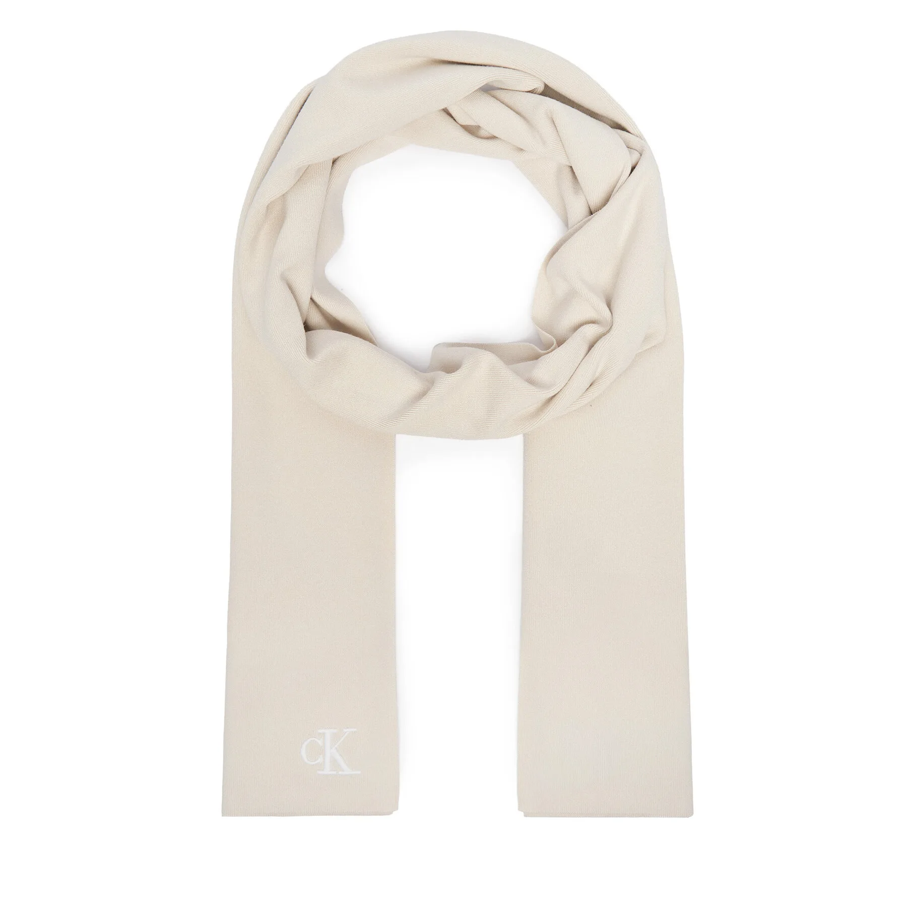 Зимен шал Calvin Klein LV04F8099G Кремав – Шалове