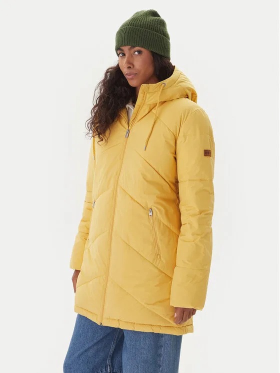 Roxy Зимно яке Better Weather ERJJK03634 Жълт Regular Fit – Дамски зимни якета