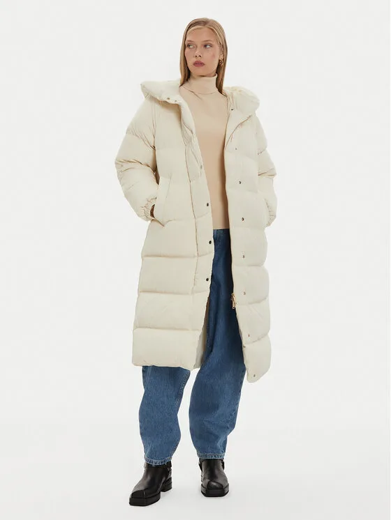 Marella Пухено яке Razzia 2423496044 Екрю Regular Fit – Кремав – Дамски пухени якета