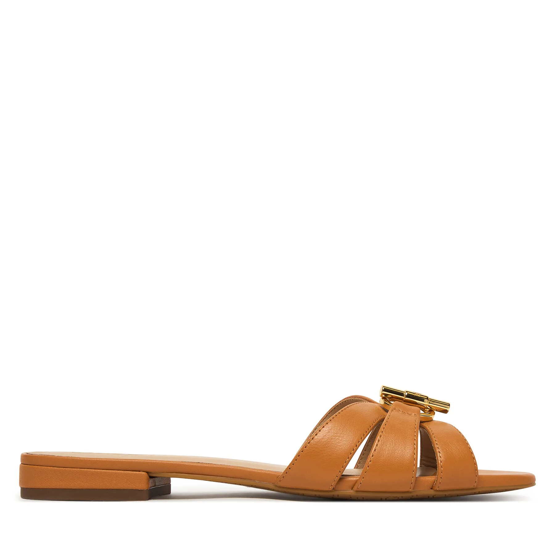 Чехли LAUREN RALPH LAUREN 802982875006 Кафяв – Дамски чехли