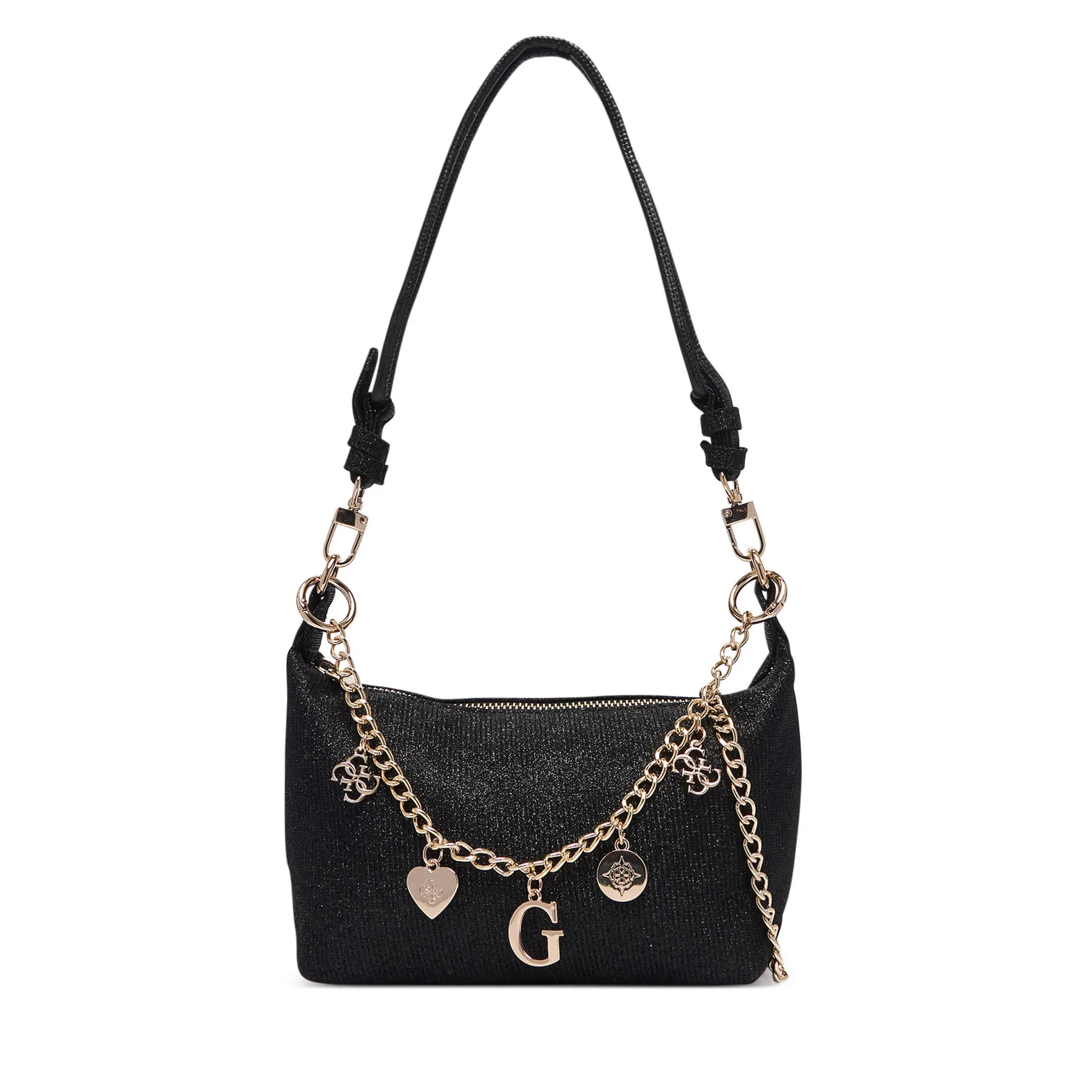 Дамска вечерна чанта Guess черна – Черен – Дамски вечерни чанти