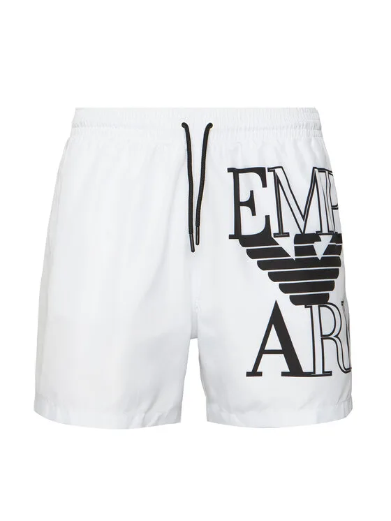 Emporio Armani Плувни шорти EM000583 AF20434 U0002 Бял Regular Fit – Мъжки бански