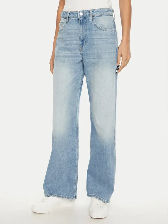 Tommy Jeans Дънки Mia DW0DW19572 Син Relaxed Fit – Дамски boyfriend дънки