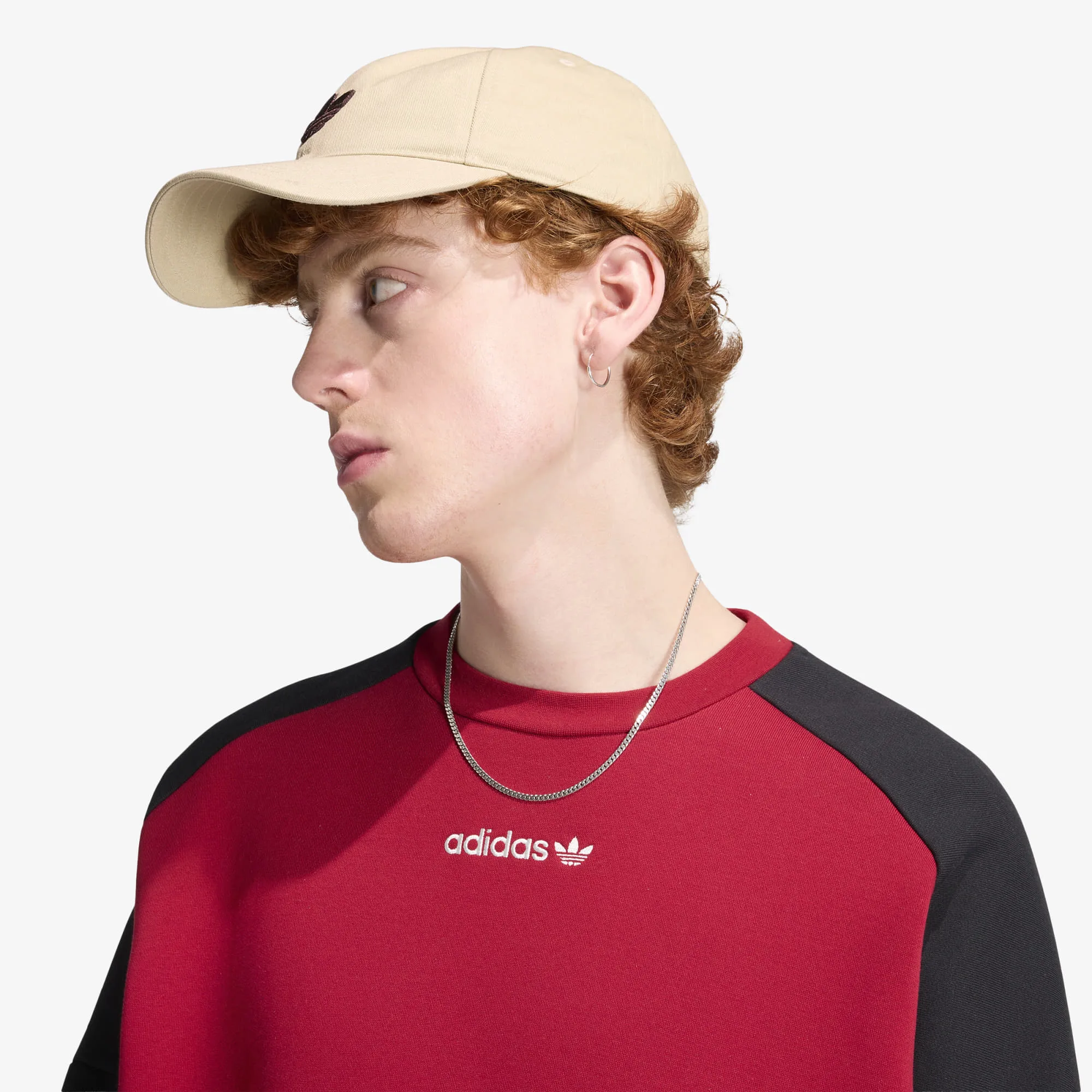 Мъжки суитшърт adidas Originals Cutline черен/червен – Black|Team Victory Red – Мъжки суитшърти без цип
