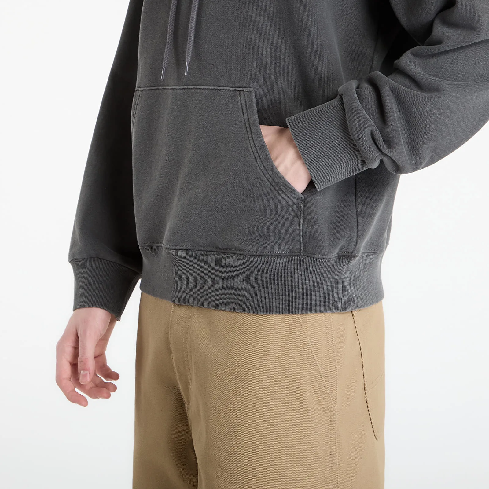 Мъжки суитшърт с качулка Carhartt WIP Hooded Nelson черен – Black – Мъжки худита