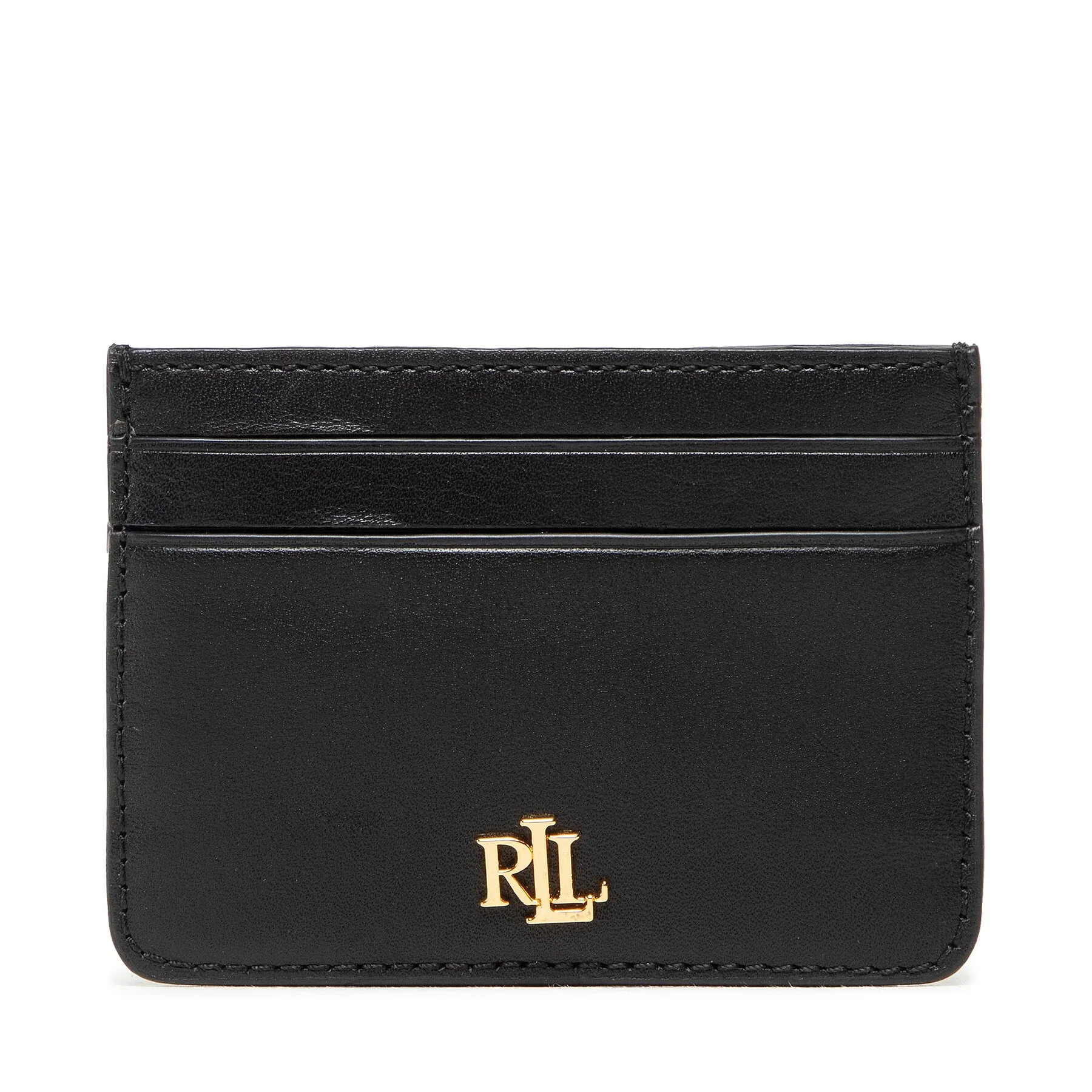 Калъф за кредитни карти LAUREN RALPH LAUREN Slim Card 432876732001 Черен – Картодържатели