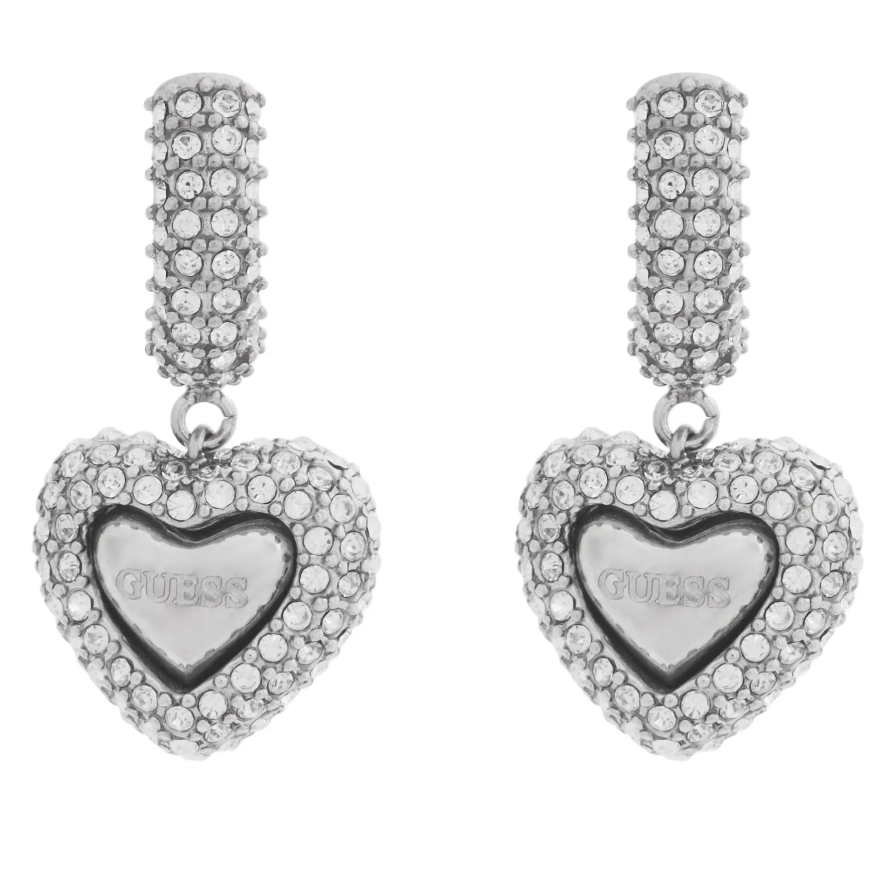 Обеци Guess JUBE05 021JW сребристи