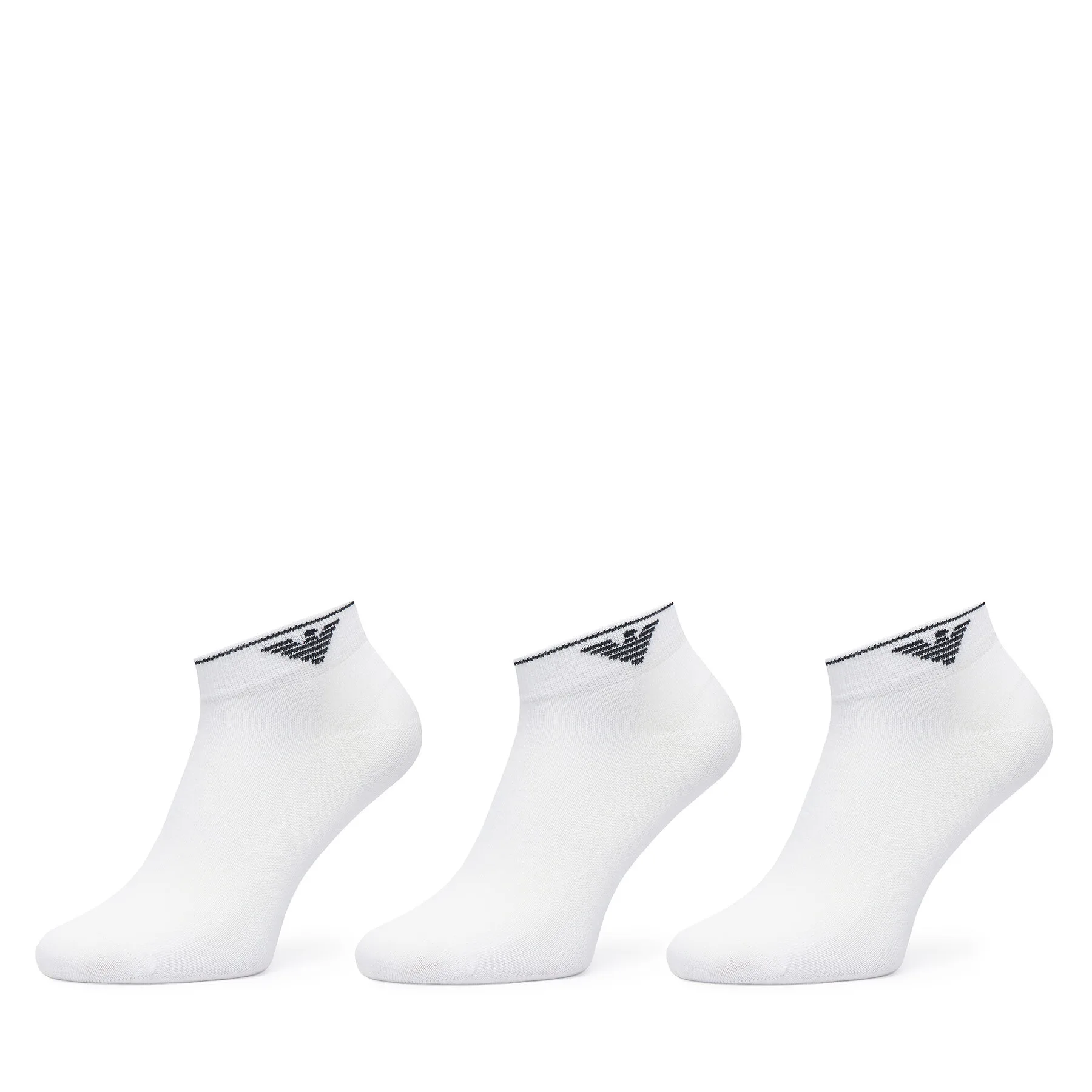 Къси чорапи EA7 Emporio Armani EW000584 AF25644 U1131 Бял – Дамски чорапи