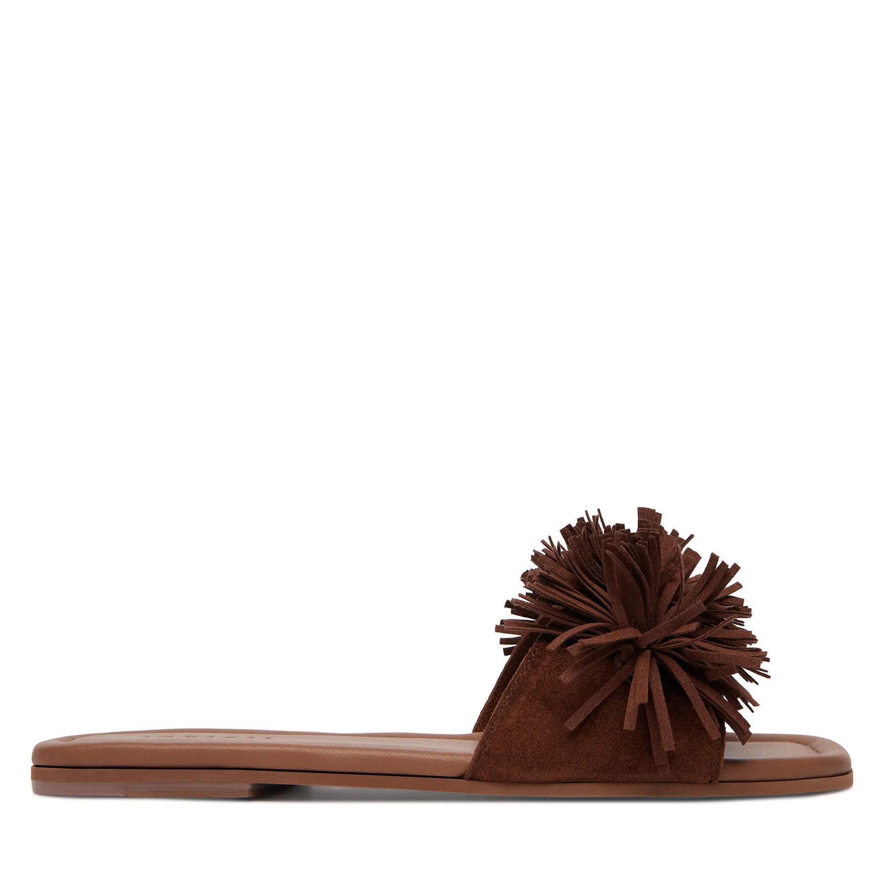 Чехли Inuikii Fringes Flower 1014.003.0031.150 Кафяв – Дамски чехли