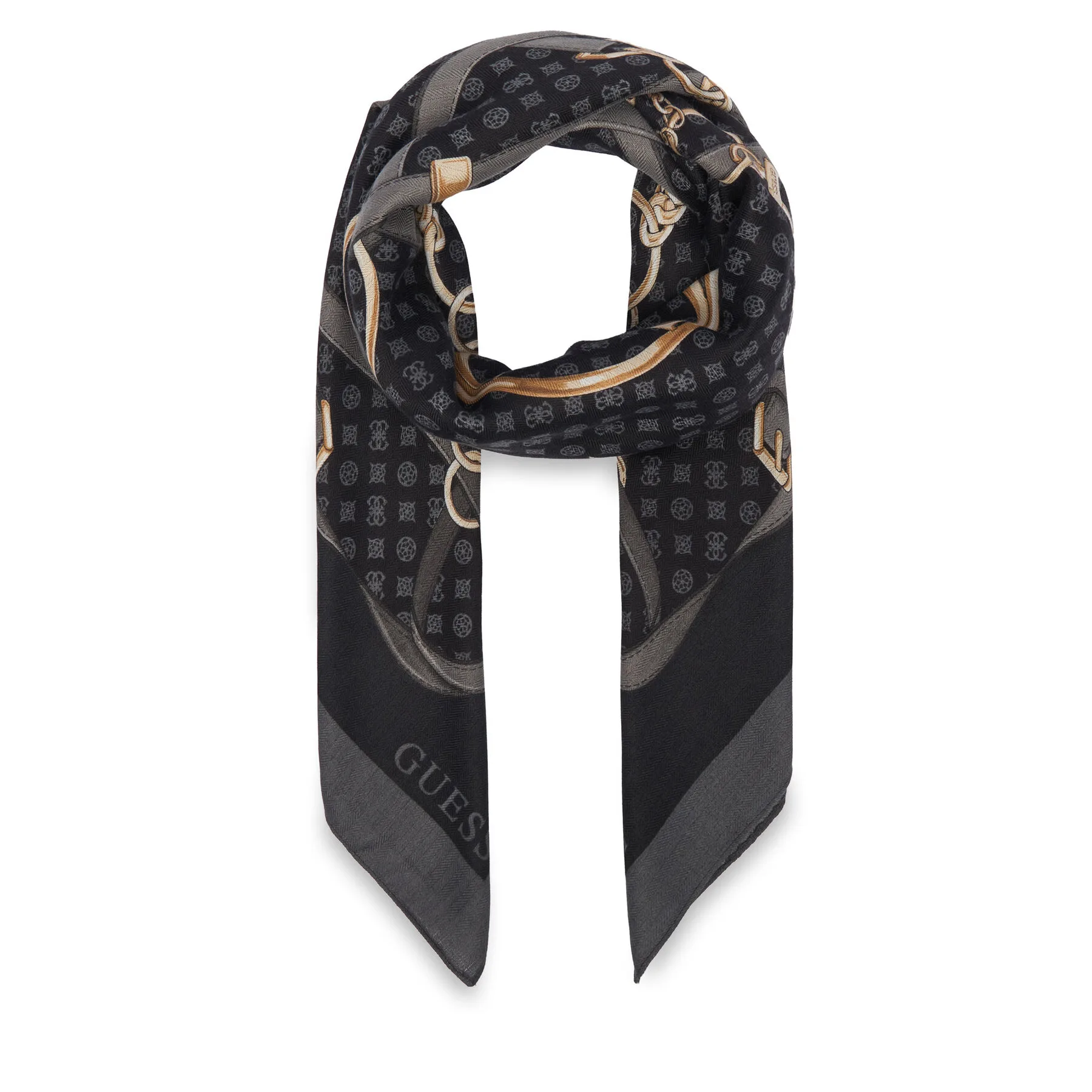 Шал Guess AW5679 POL03 черен – Шалове